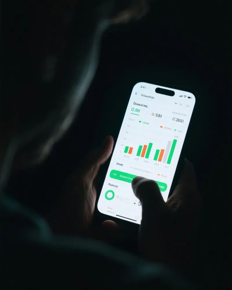 球迷使用手机查看世界杯实时数据